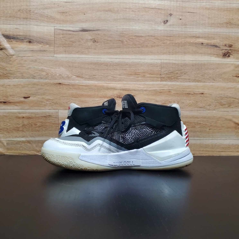 New Balance Kawhi Leonard Red Blue White Shoes Men's Size 7.5 - Picture 4 of 11